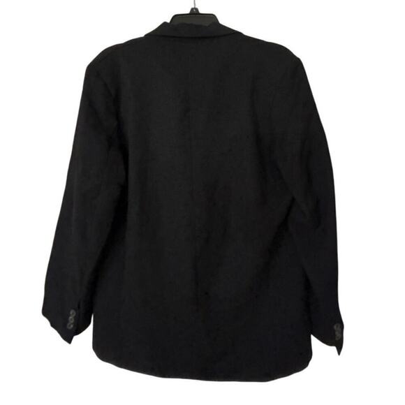 TOPSHOP NWT Black Double Breasted Relaxed Fit Blazer Size 8 - Picture 3 of 9